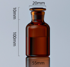 125ml����ĥ��С����ɫ�Լ�ƿ