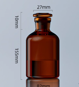 500ml����ĥ��С����ɫ�Լ�ƿ